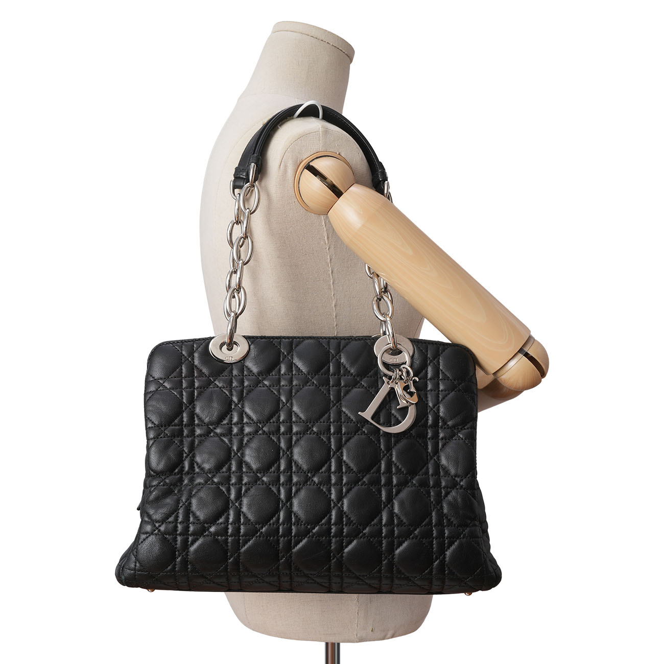 CHRISTIAN DIOR(USED)디올 까나쥬 체인 숄더백